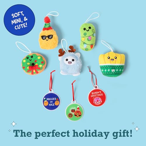 Emotional Support Advent Calendar by Relatable, Includes Mini Plush Toys and Ornaments, Fun Holiday Gift and Stocking Stuffer for Loved Ones of All Ages, Includes 24 Ornaments in Countdown Calendar