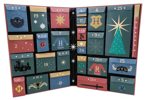 Harry Potter Official Advent Calendar Hogwarts Seasonal Surprises: 25 Days of Gifts, with Stationery, Key Chains, Washi Tapes and More!