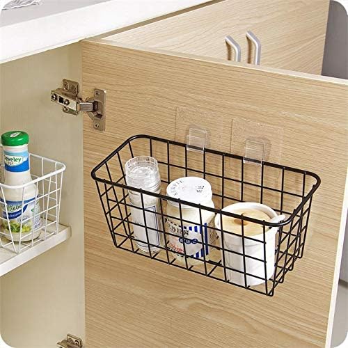 3 Set LeleCAT Adhesive Over the Cabinet Door Wire Baskets