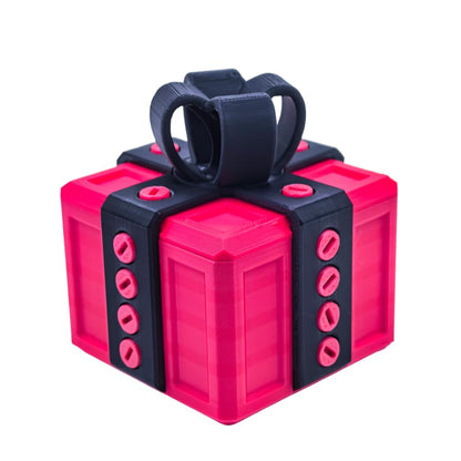sofarefinish 3.14" Width Annoying Gift Box, Prank Screw Box, 3D Printed, Hilarious Money Card Container, Set of 3