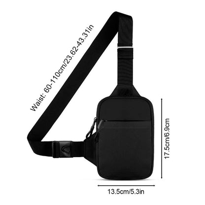 DONGKER Sling Bags,Waterproof Chest Crossbody Bag W/Adjustable Shoulder Strap for Men & Women Hiking Travel Outdoor Sports