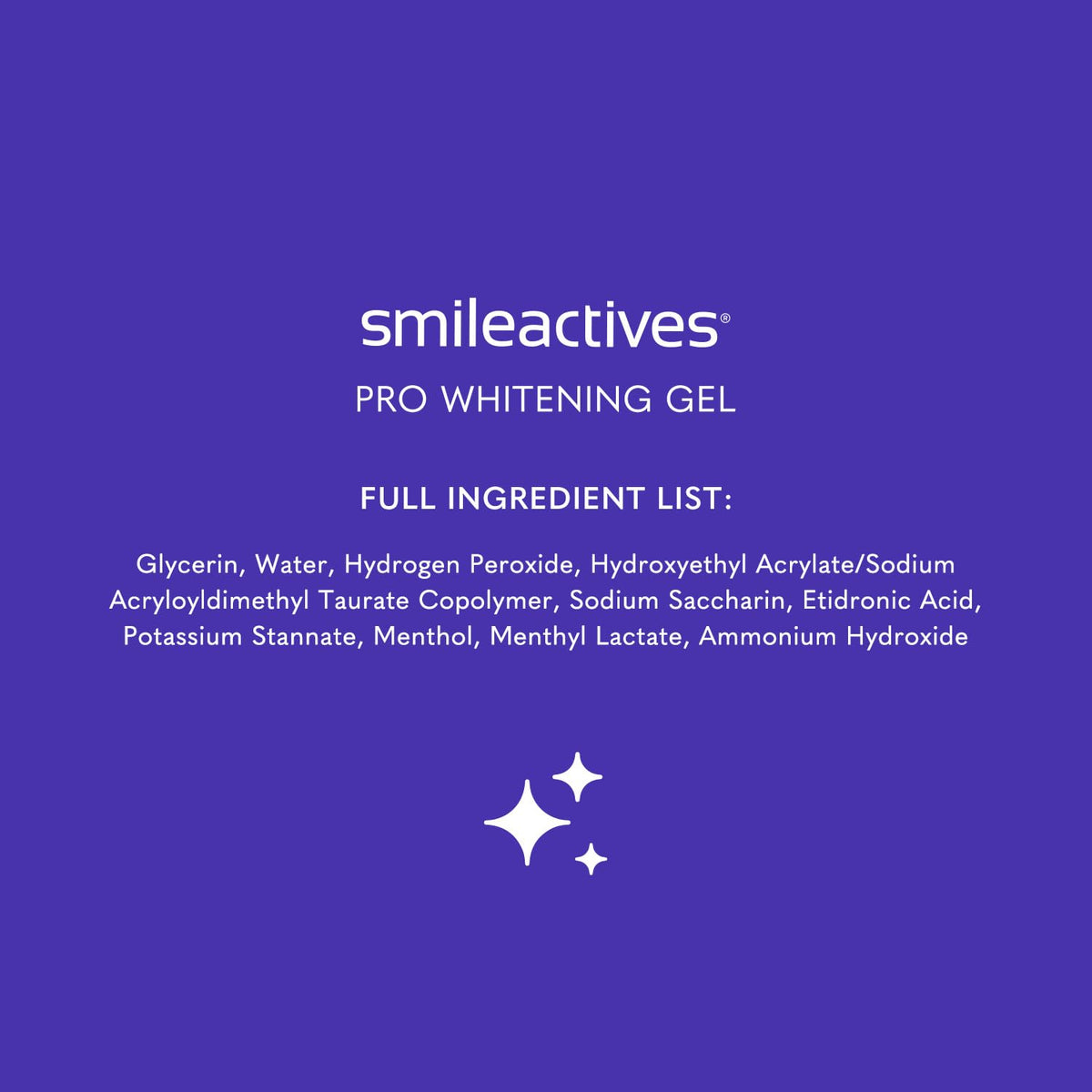 Smileactives Teeth Whitening Gel for Toothpaste with Clinical-Grade Hydrogen Peroxide, Tooth Stain Remover for White Teeth, Dentist Quality Pro Whitening Gel to Remove Coffee Stains, 2 oz Bottle