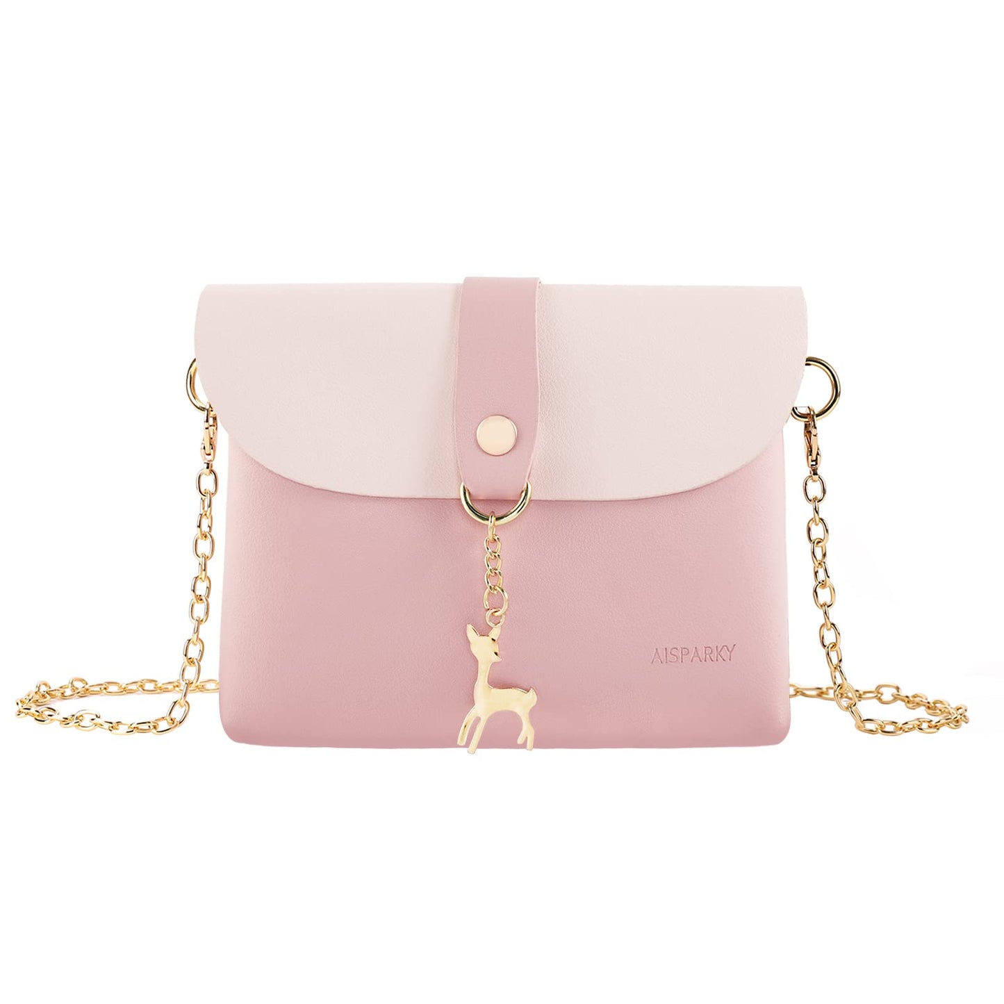 AISPARKY Small Cross Body Bag for Girls PU Leather Shoulder Handbag Cross Body Purse Gifts for Teens Girls