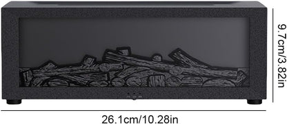 Fireplace Humidifier Diffuser, 7 Colors Flame Diffuser for Essential Oils, Fire Aroma Diffuser with Remote, Air Humidifiers Aromatherapy Diffuser for Home, Bedroom, Office,Yoga