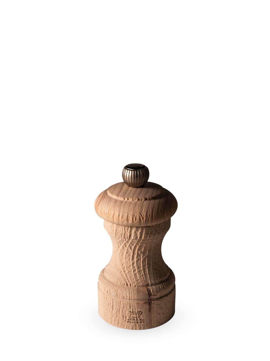 Peugeot Bistro Nature 4 Inch Salt & Pepper Mills Gift Set- With Wooden Spice Scoop