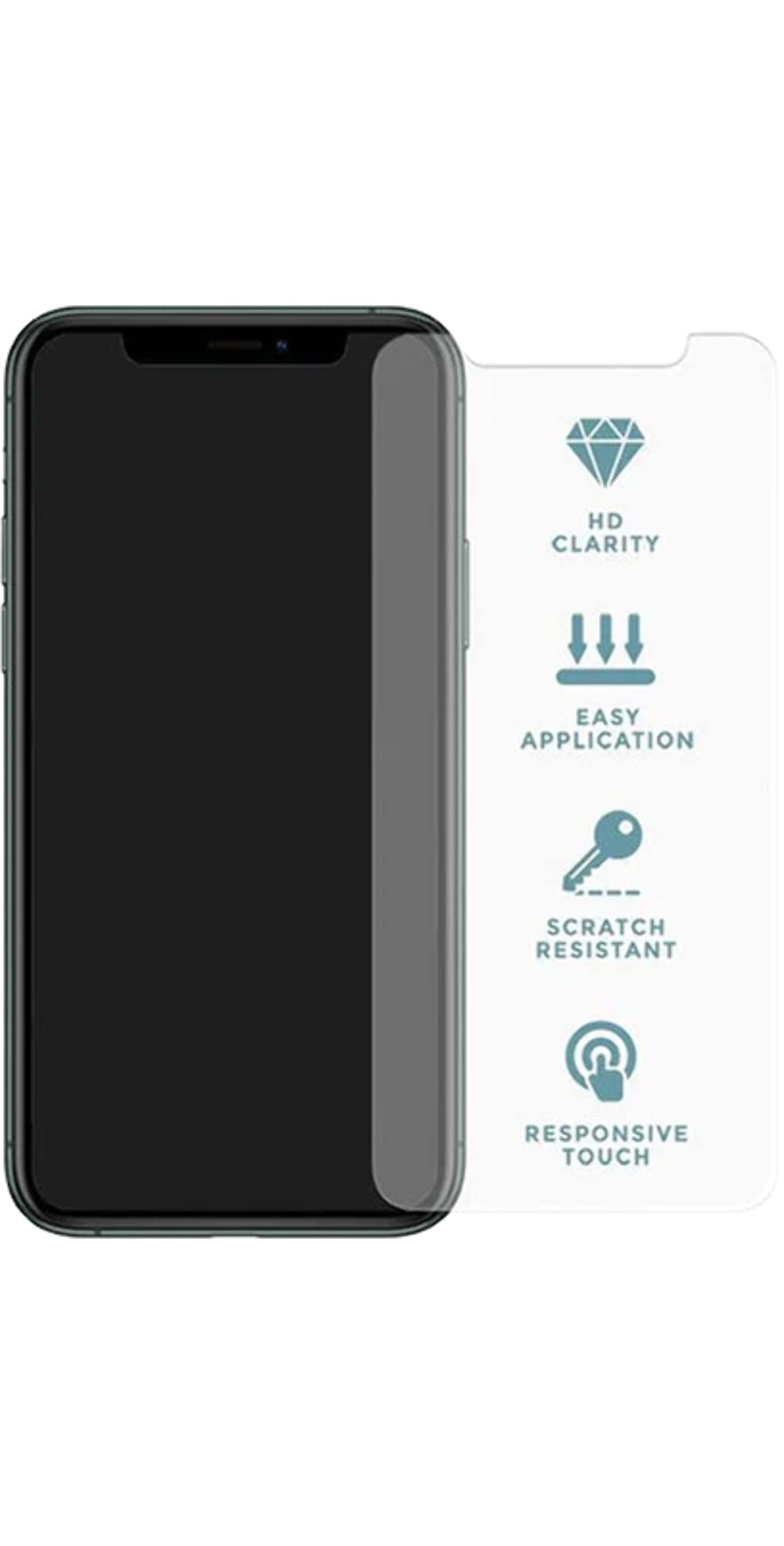 Casely iPhone 16, iPhone 15 Premium Tempered Glass Screen Protector