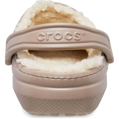 Crocs Unisex Classic Lined Clog, Mushroom Bone, 7 UK