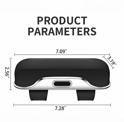 GDQ Sunglass Holder for Car Visor Clip Glasses Case Car Sunglasses Case for Car Sun Visor Glasses Storage Box Car Sunglass Holder Car Visor Accessories Universal for SUV Sedan Truck (Black)