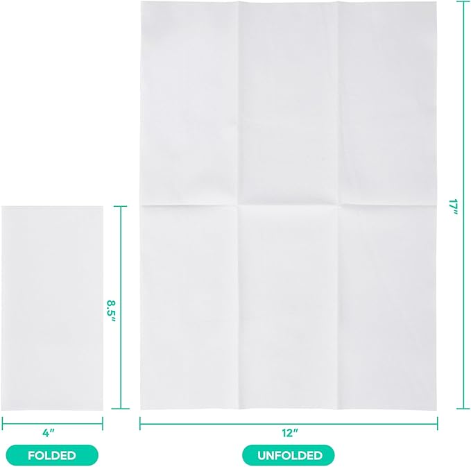 200PACK Disposable Hand Towels for Bathroom, Soft and Absorbent Paper Guest