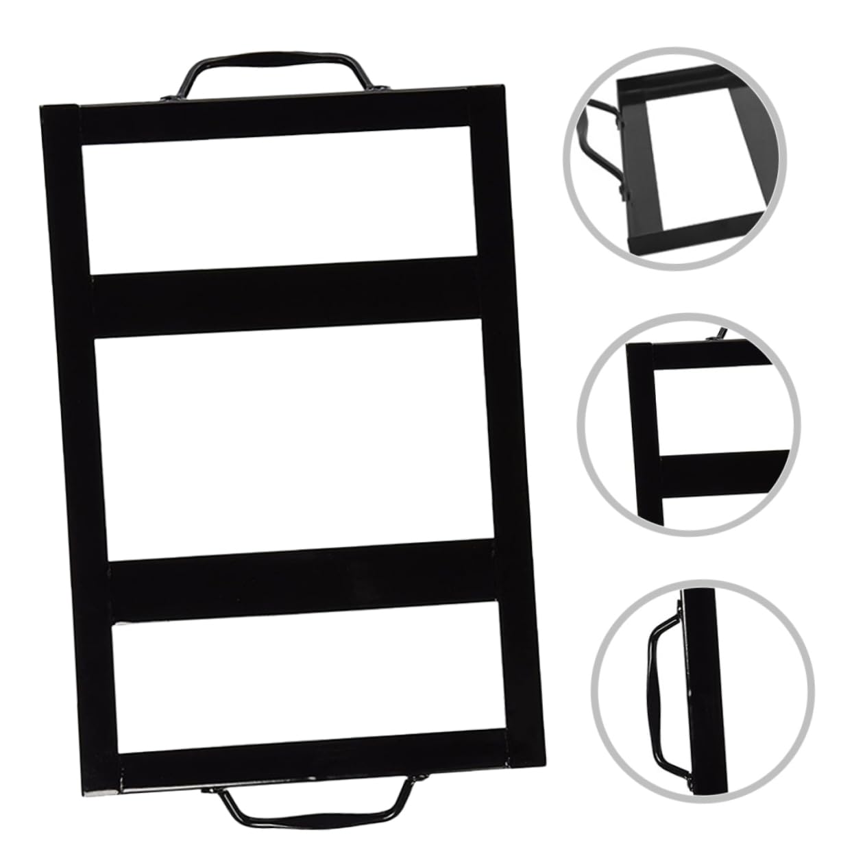 IWOWHERO Salt Block Holder Metal Salt Plate Tray Holder Edges for Easy Cleaning for Home BBQ