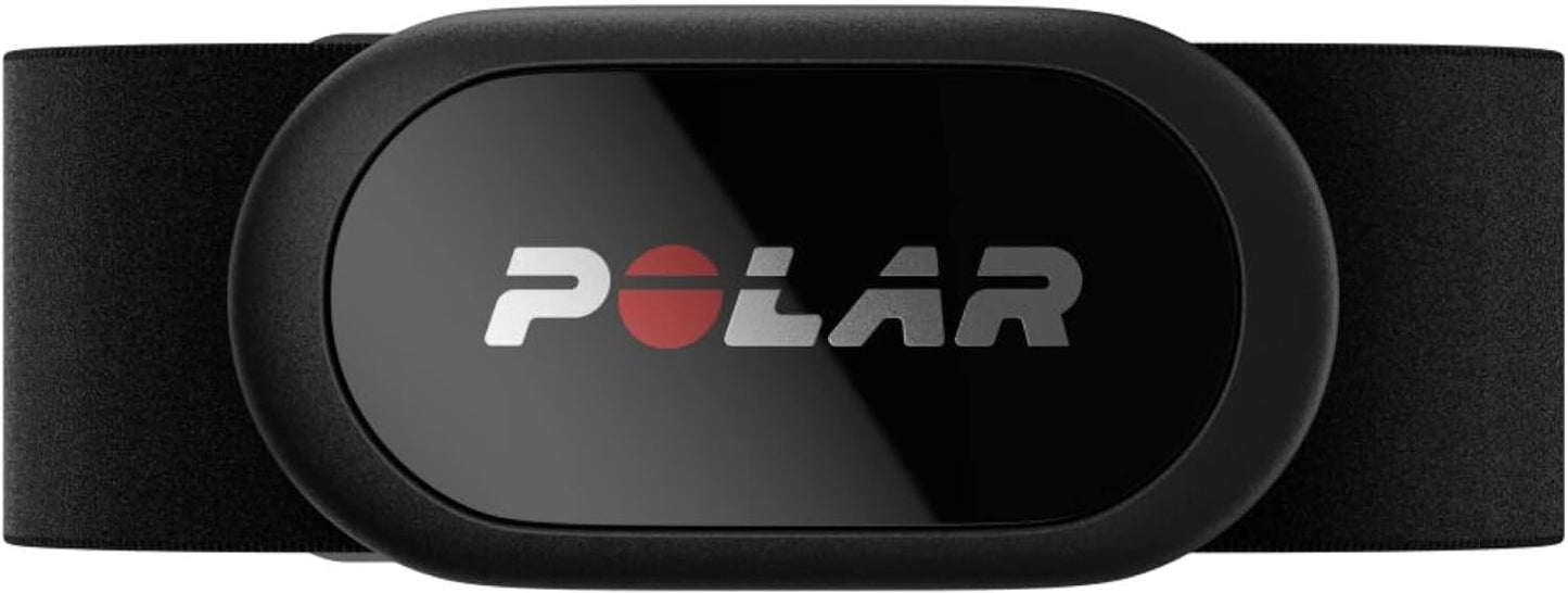 Polar H10 Heart Rate Monitor – ANT Plus, Bluetooth - Waterproof HR Sensor with Chest Strap - Built-in memory, Software updates(H10, M-XXL,Black)