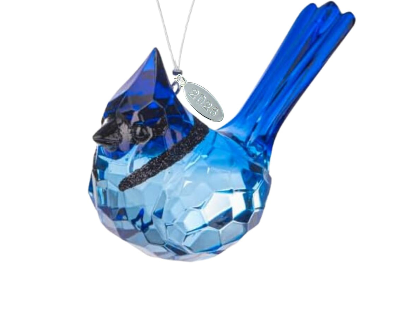 Birdwatcher Gift, Stunning Blue Jay Sparkling Suncatcher, Acrylic Ornament - A Perfect Bird Gift with 2026 Charm & Suction Cup - Stunning Acrylic Bird Suncatcher, Blue Jay Car Charm