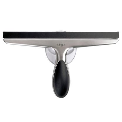 OXO 1060619 Good Grips Stainless Steel Squeegee, White/Black, 10 x 1.5 x 6 inches