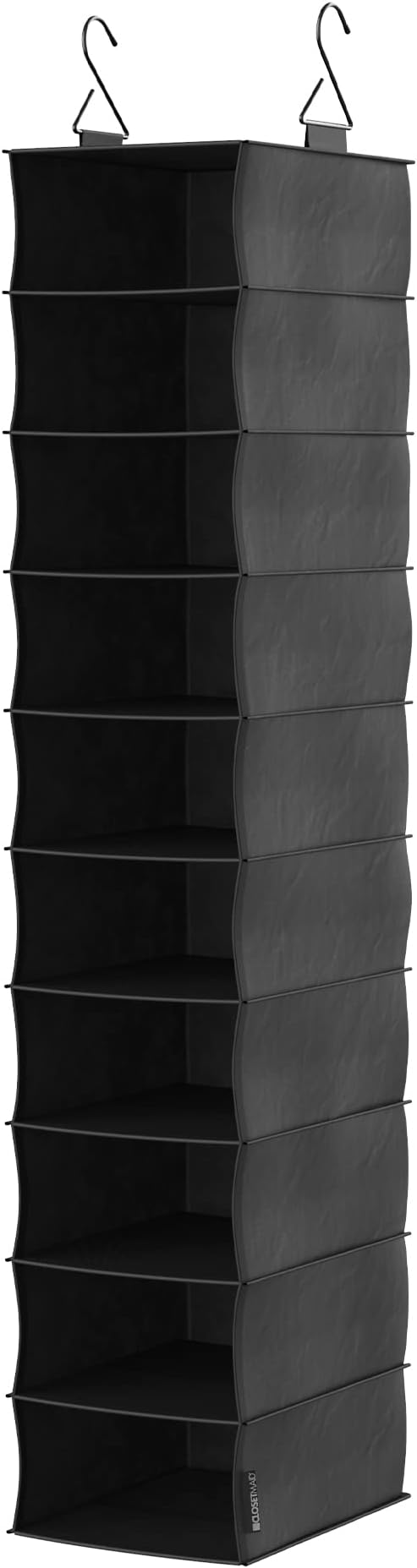 ClosetMaid 20502 10-Shelf Fabric Hanging Closet Organizer