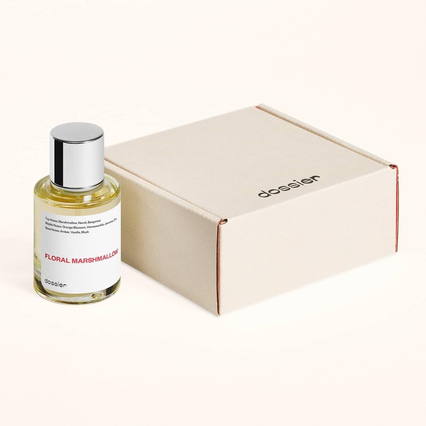 Dossier - Eau de Parfum - Floral Marshmallow - Inspired by By Kilian's Love,Don't Be Shy - Perfume Luxury - Pure Infused - Paraben-Free - Vegan - Feminine - For Women -Fragrance 1.7 Fl 0z (Spray 50ml)