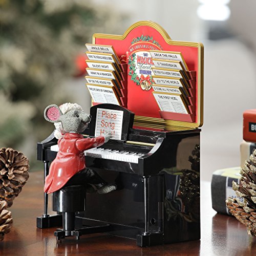 Mr. Christmas Christmas Décor, 10 in, Sing-a-Long Mouse,Plastic
