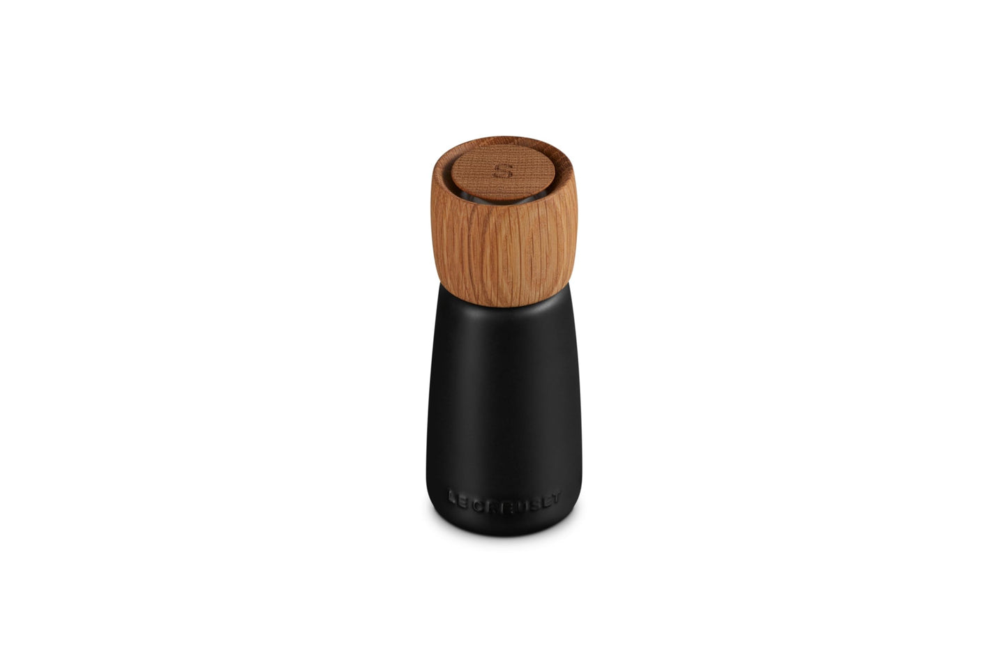 Le Creuset Stoneware Alpine Salt Mill, 7", Licorice
