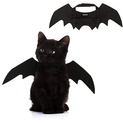 Pet Cat Bat Wings Halloween Dog Bat Costume, Bat Wings for Cat Halloween Costume Puppy Kitten Cosplay Bats Costume Pet Apparel, Cats Wings for Halloween Party Decoration Dress up Accessories