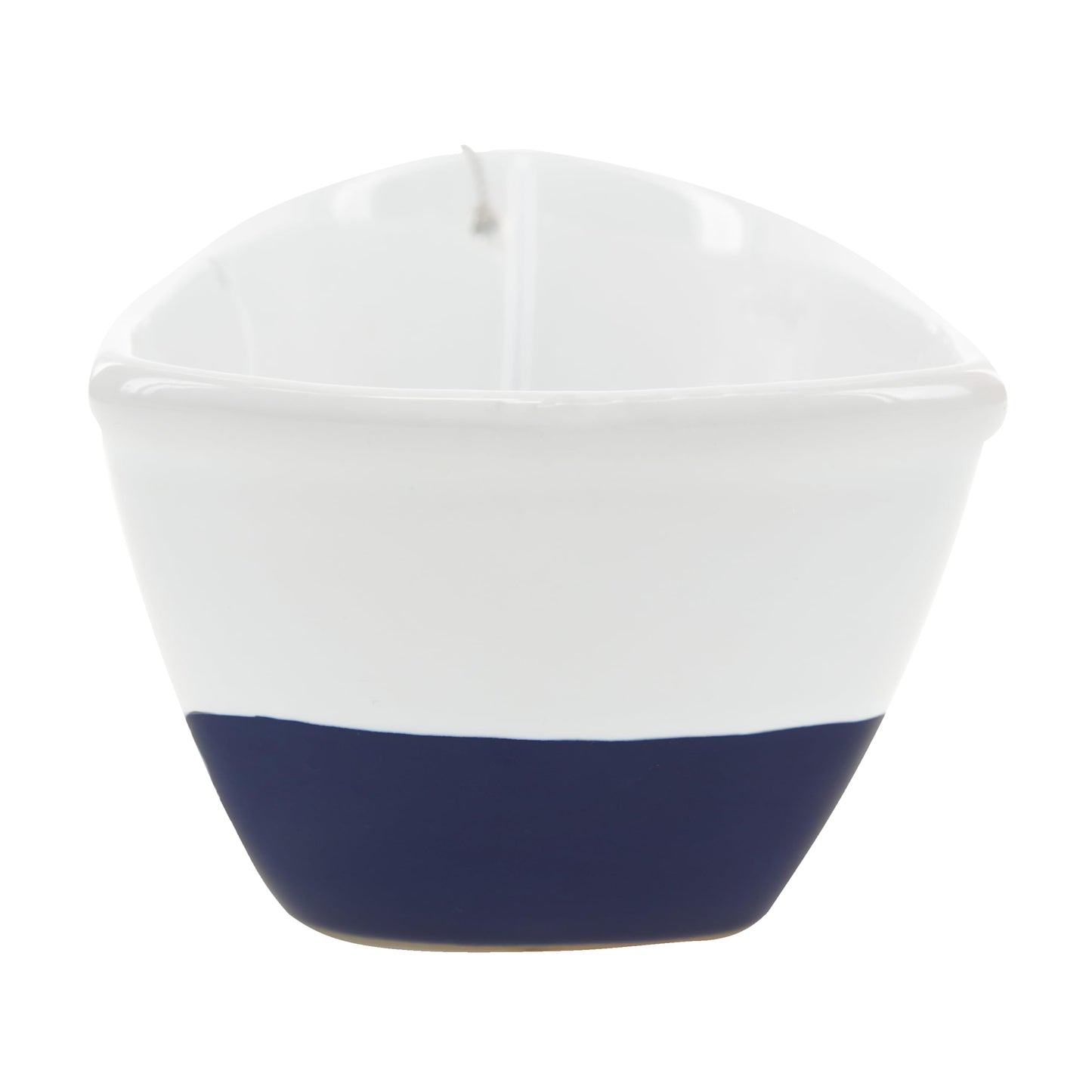 Pavilion Gift Company - Home - 12 oz Serving Bowl Dipping Dip Salsa Appetizer Dessert Snack Sauce Entertaining Dish With Oar Spoon Anchor Keychain Ocean Seaside Coastal Beach Lake Boating Boater Gift