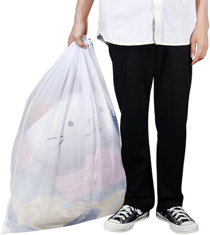 Large Mesh Laundry Bags, 2 Pack 35 in x 27 in Washable Fine Net Washing Machine