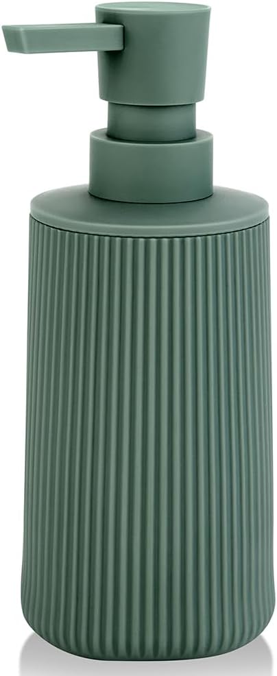 Small Soap Dispenser for Bathroom and Kitchen, Modern Farmhouse Striped Style