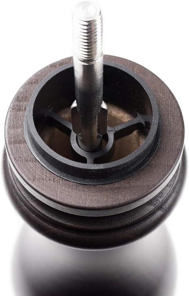 Peugeot Paris Classic Manual Pepper Mill - Adjustable Grinder - Beechwood, Chocolate, 7-Inch