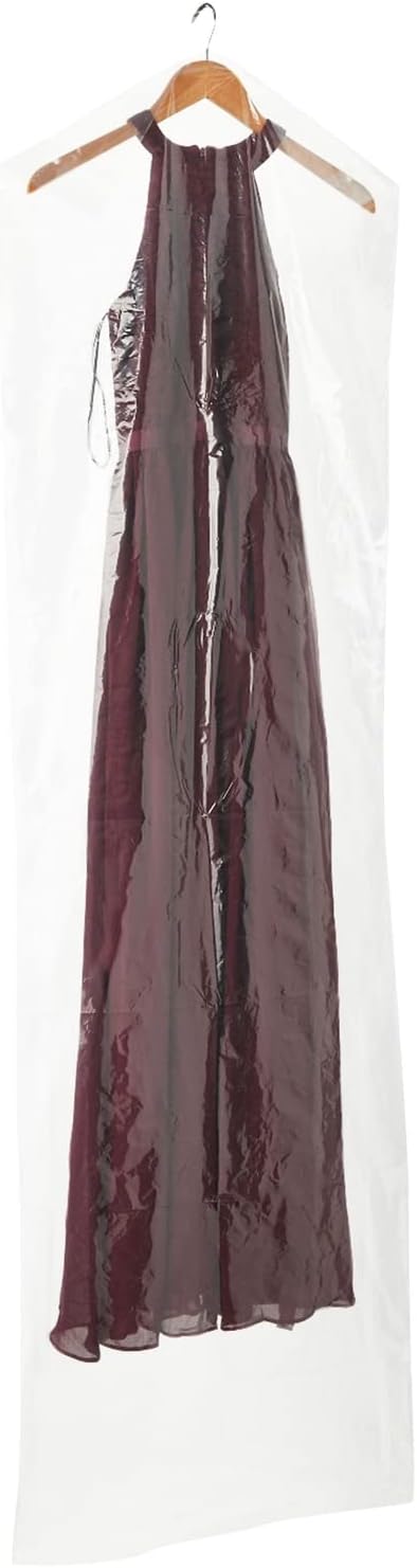 Juvale Clear Plastic Garment Bag