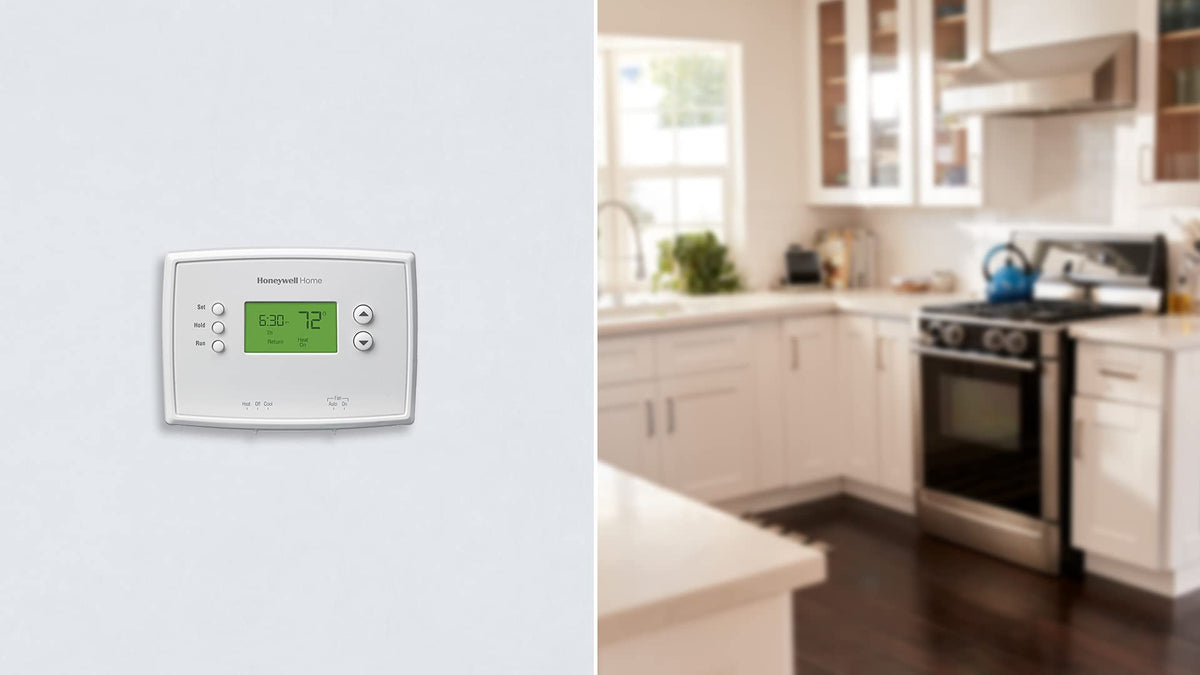 Honeywell Home RTH2300B1038 5-2 Day Programmable Thermostat, White