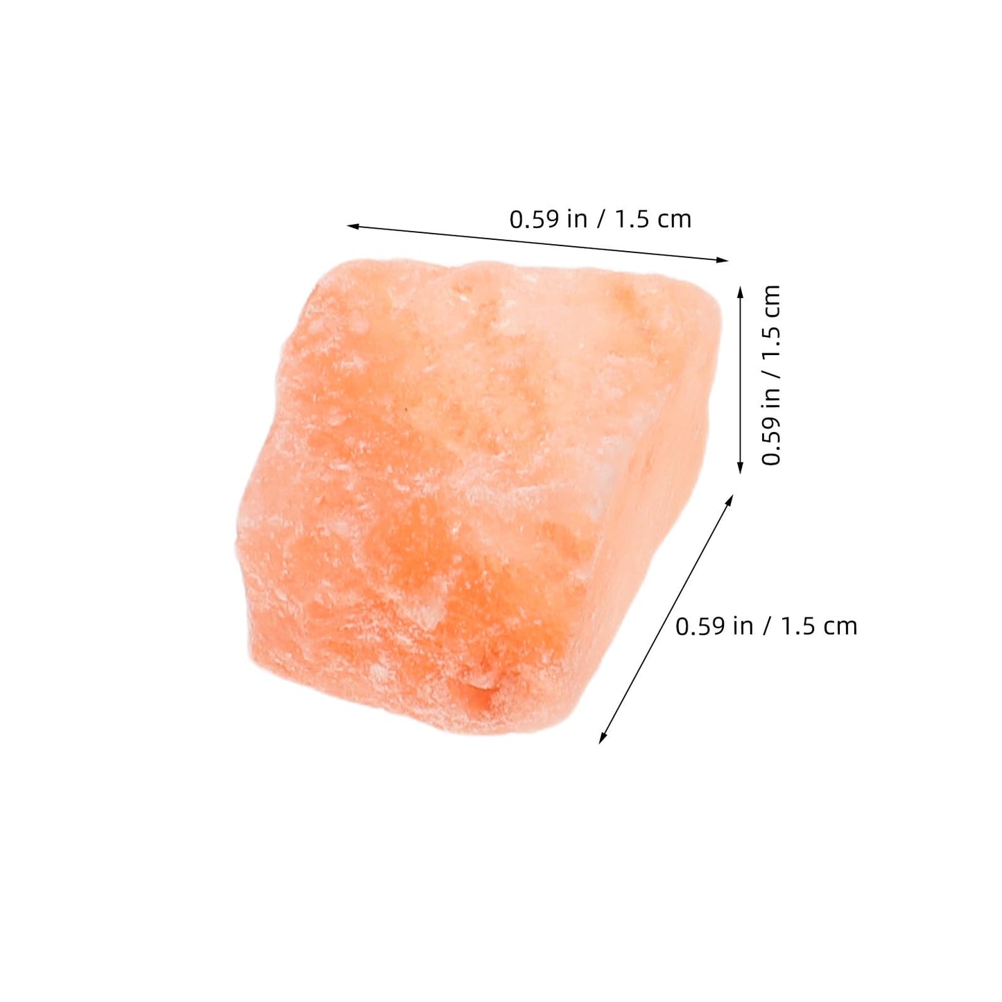 VINTORKY 1 Bag Himalayan Salt Rocks - 2.2 Lbs Natural Pink Crystal Salt Stones 0.4-0.8" Chunks for Essential Oil Diffuser Lamp, Bowls, Home & Spa Decor, Feng Shui Ornaments