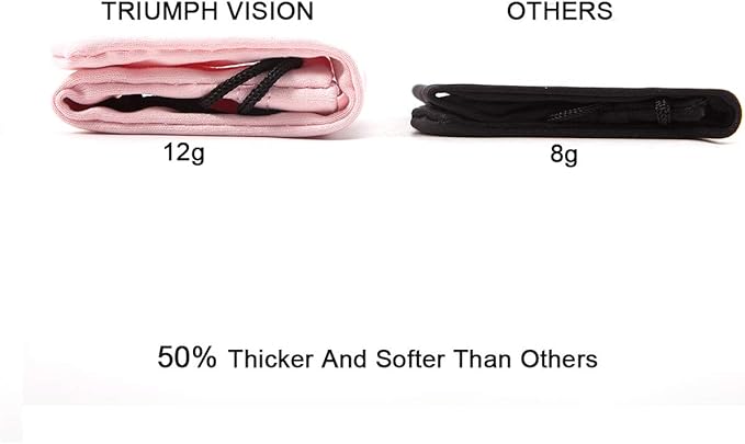 TRIUMPH VISION Soft Eyeglass Pouch 3 Pack