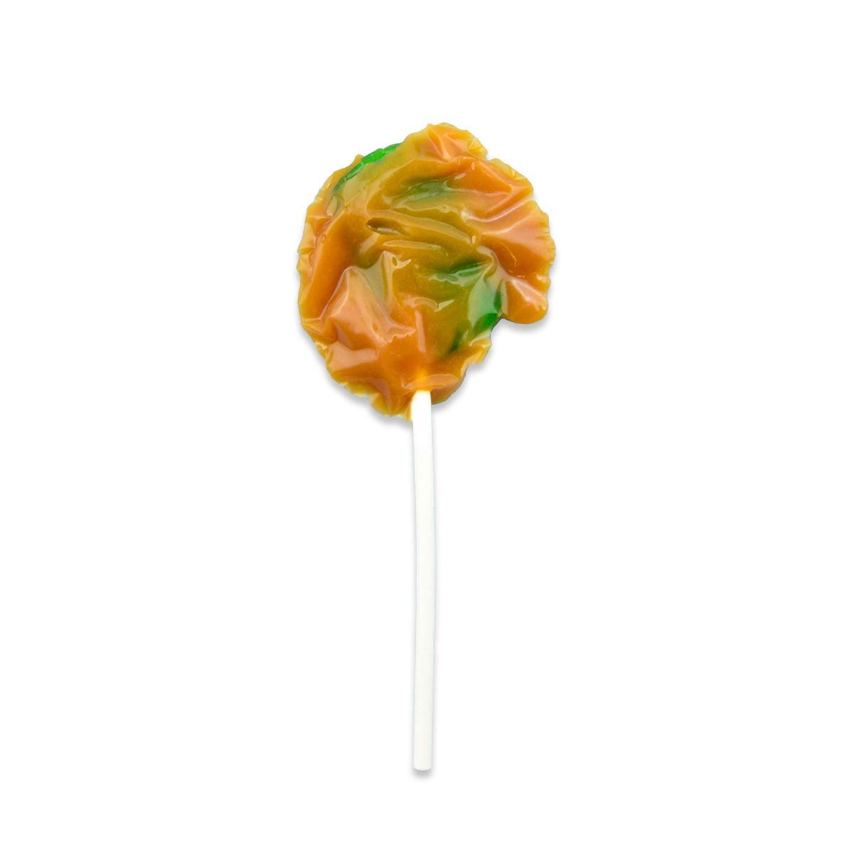 Tootsie Roll Caramel Apple Pops - Individually Wrapped Caramel Covered Green Apple Candy Lollipops - Bulk Peanut Free, Gluten Free Candy - 24 Count (Pack of 1)