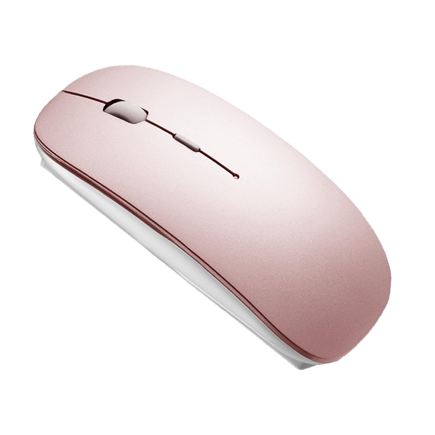 Bluetooth Wireless Mouse for Laptop mac MacBook ipad MacBook air MacBook pro pc Desktop Computer Windows Chromebook Notebook (Silver)