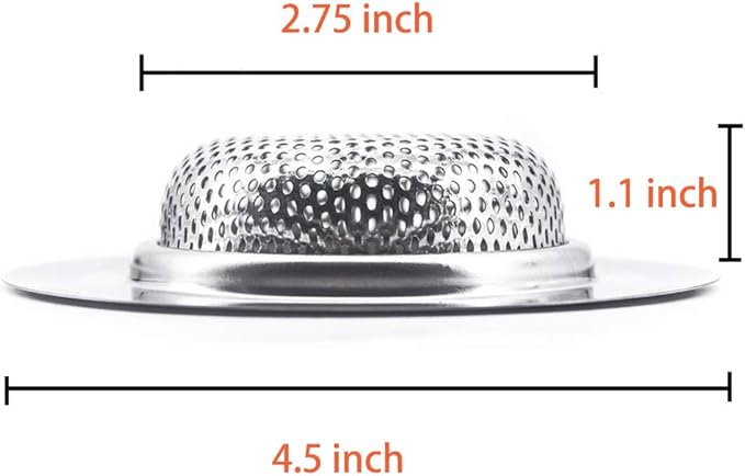 Kitchen Sink Strainer Stainless Steel Sink Strainer