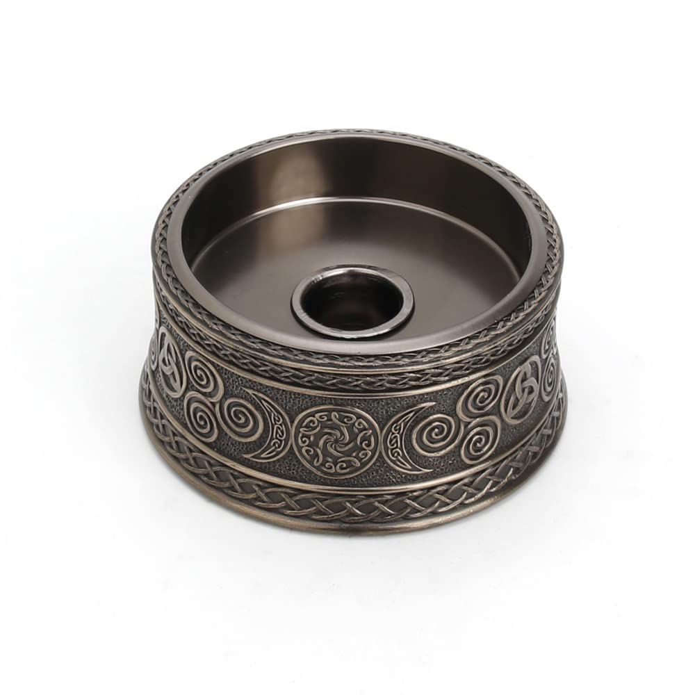 Veronese Design 2 3/8" Tall Celtic Knot Triple Moon Goddess Sigil Votive Candle Holder