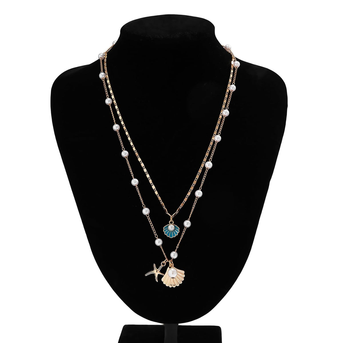 Your Always Charm Cowrie Shell Necklace for Women Puka Shell Necklace Beach Accessories Summer Vacation Outfits Layered Ocean Jewelry 2026