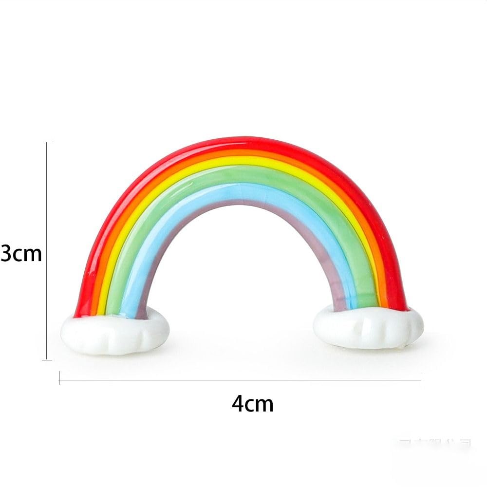 gifthub Crystal Home Decoration Crystal Statue,Beautiful Glass Home Decoration, Cute Rainbow Statue,Dining Table Family Collection
