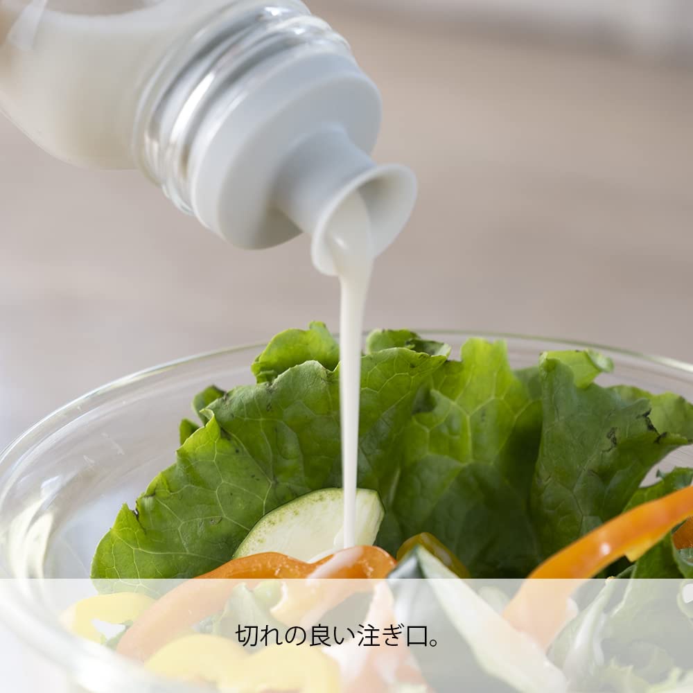 Hario Glass Dressing Bottle for Oils/Vinegars with Drip Resistant, Transparent