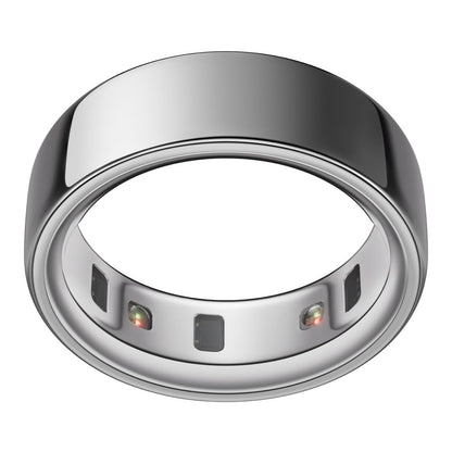 Oura Ring 4 - Silver - Size 8 - Smart Ring | Size First with Oura Ring 4 Sizing Kit | Sleep Tracking Wearable - Heart Rate - Fitness Tracker - Up to 8 Days Battery Life