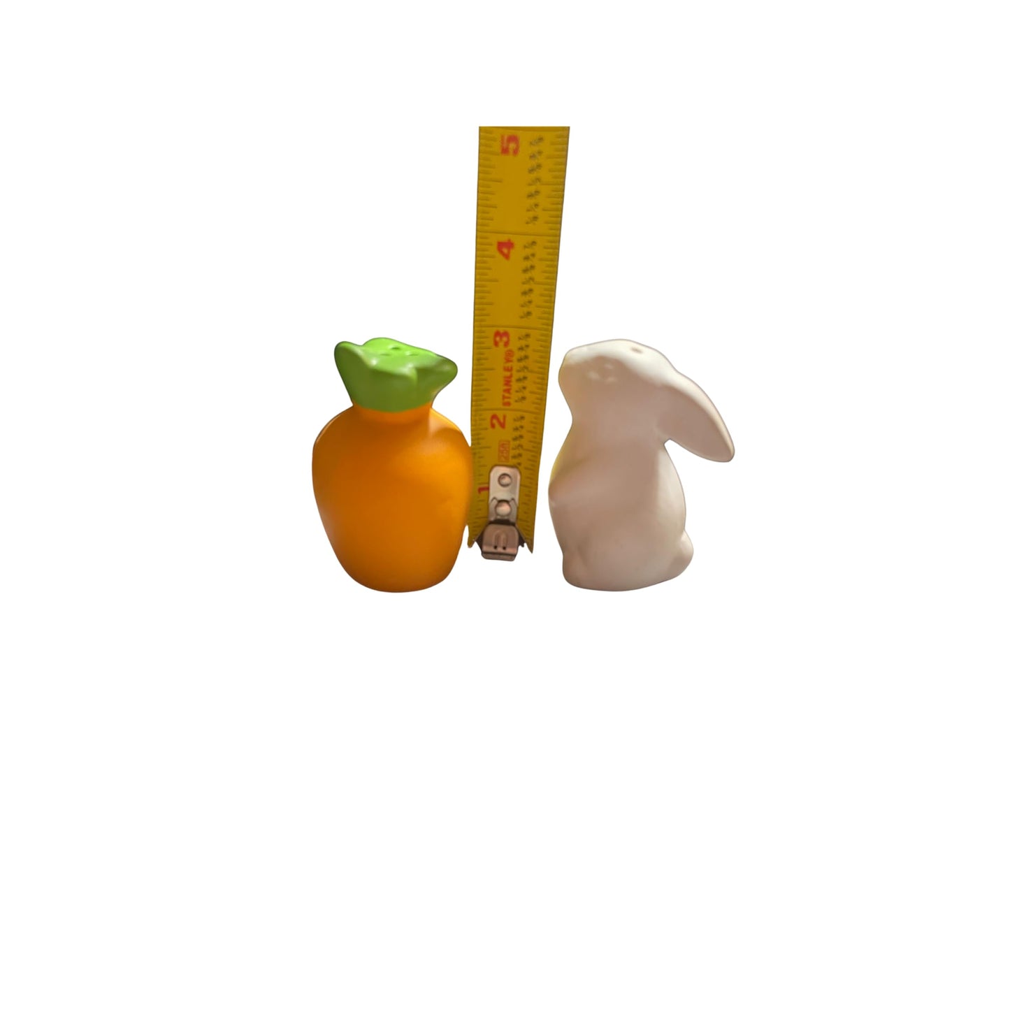 Easter Bunny and Carrot Salt and Pepper Shakers