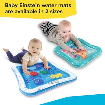 Baby Einstein Tummy Time Water Play Mat, Activity Center and Sensory Toy for Babies - Opus’S Ocean of Discovery, Newborn and Up, Black (1er Pack)