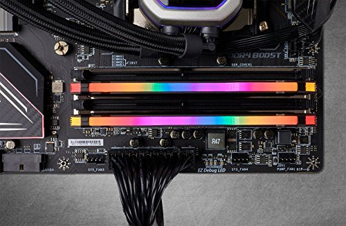 Corsair VENGEANCE RGB PRO DDR4 RAM 32GB (2x16GB) 3600MHz CL18 AMD Ryzen iCUE Compatible Computer Memory - Black (CMW32GX4M2Z3600C18)