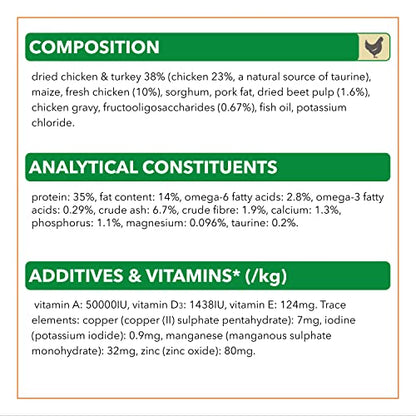 IAMS Adult Complete Dry Cat Food Chicken 3kg - Supports Strong Immune System