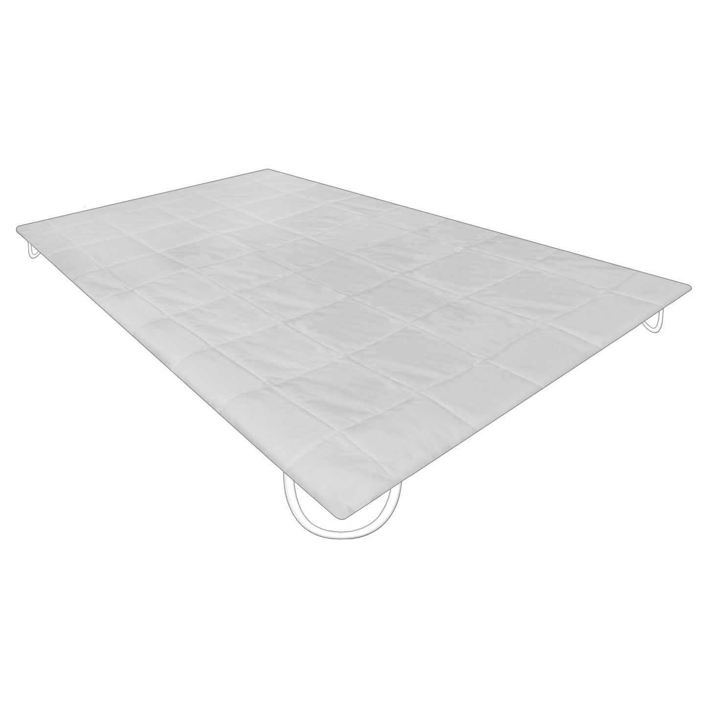 INNOMAX The Linen Resource Quilted Comfort Waterbed Anchor Band Custom Fit Mattress Pad Protective Cover King