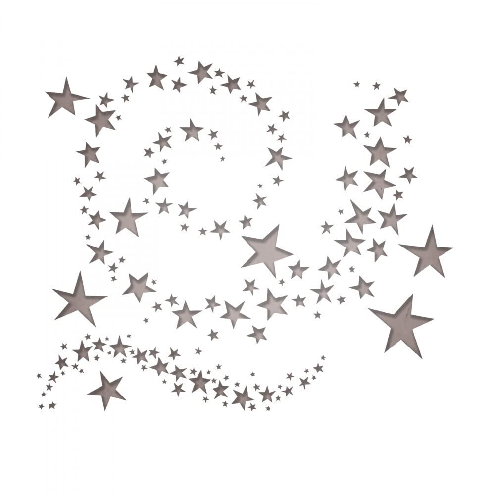 Sizzix Thinlits Dies Swirling Stars by Tim Holtz, 9-Pack, One Size, Multicolor - 663095
