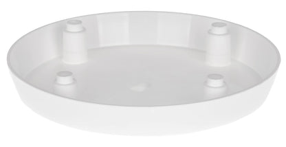 Sahara Indoor Plant Pots – Modern Round Plastic Flower Pots with Drainage Hole & Saucer – 7 Sizes, 8 Colours for Succulents, Herbs, Flowers & Houseplants (27 cm)