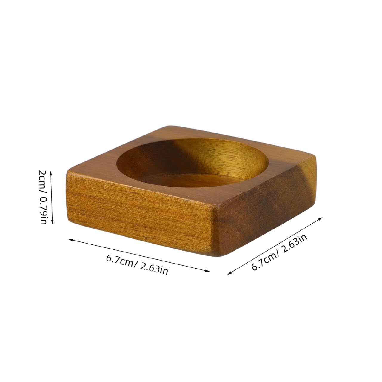 TOPPERFUN Salt and Pepper Tray, Wooden Grinder Base for Kitchen Counter, Acacia Wood Storage Holder for Salt Mill and Pepper Shaker, Non-Slip Countertop Organizer for Spice Set