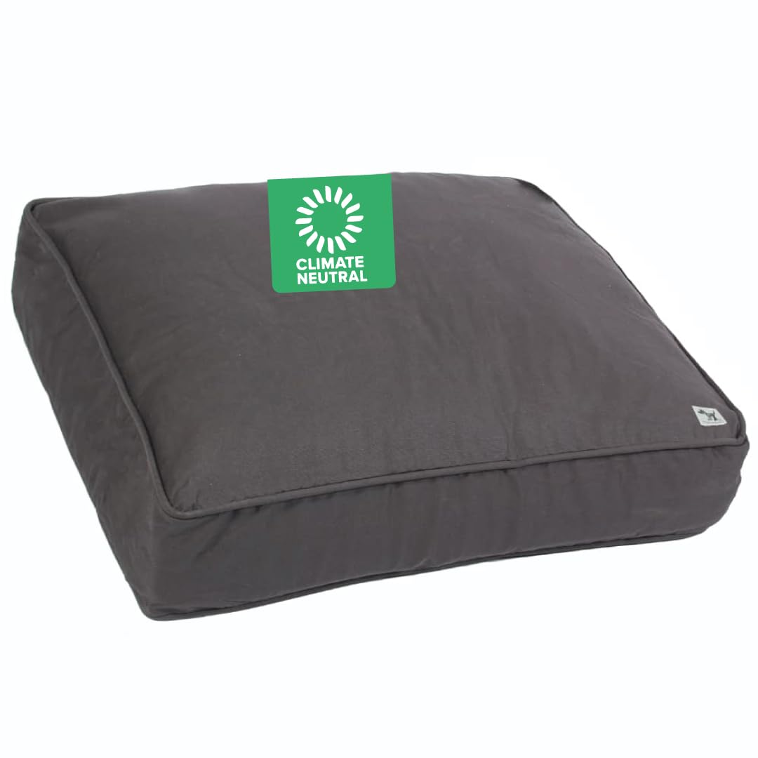 Molly Mutt Medium to Large Dog Bed Cover - I’M A Realist Print - Measures 27”X36”X5’’ - 100% Cotton - Durable - Breathable - Sustainable - Machine Washable Dog Bed Cover (dd45ab)