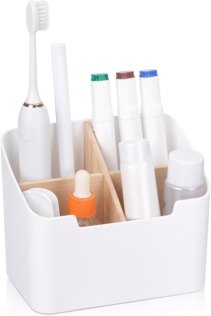 Toothbrush Holders for Bathrooms, Electric Toothbrush and Toothpaste Holder