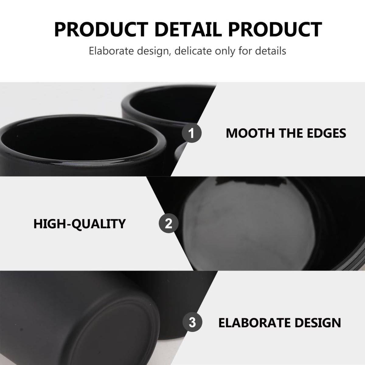 BESTOYARD 12Pcs Frosted Black Glass Votive Candle Holders, Modern Tea Light Holders for Table Centerpieces, Home Decor, Wedding & Party - Christmas Decorative Set