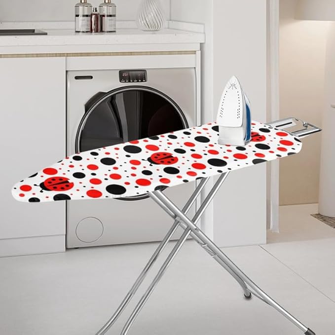 Cartoon Ladybug Ironing Board Cover 15x54 Inch Cute Lady Bug Iron Board Cover
